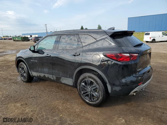 2020 Chevrolet Blazer LT with VIN 3GNKBCR43LS697825, listed as a Copart auction lot 57707434 with 43,489 mi miles and Salvage Title. Bid and sale history available at carsss.com. Image 2.