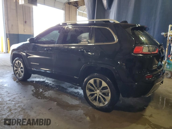 2019 Jeep Cherokee Overland with VIN 1C4PJMJN3KD191597, listed as a Copart auction lot 53457865 with 34,877 mi miles and Clean title. Bid and sale history available at DreamBid. Image 2.