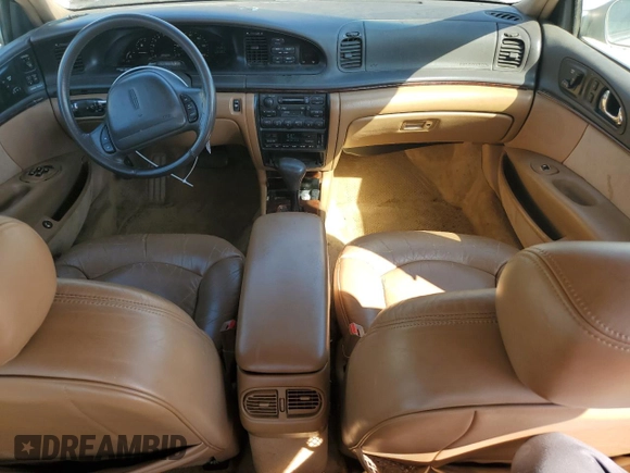 1995 Lincoln Continental with VIN 1LNLM97V8SY681113, listed as a Copart auction lot 73695134 with 176,175 mi miles and Salvage Title. Bid and sale history available at carsss.com. Image 8.