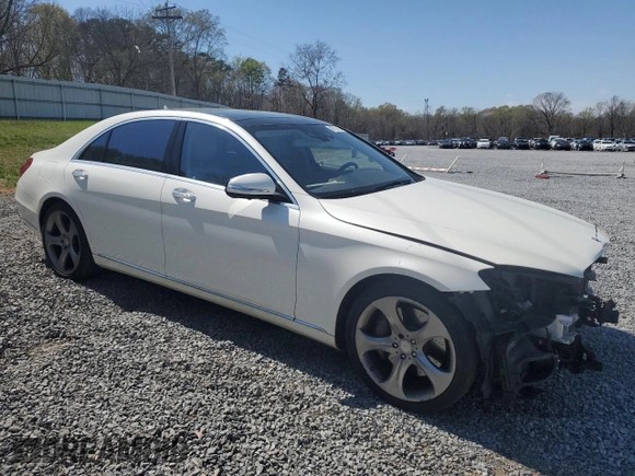 2017 Mercedes-Benz S 550 with VIN WDDUG8CB3HA310907, listed as a Copart auction lot 49771715 with 90,334 mi miles and Salvage Title. Bid and sale history available at DreamBid. Image 4.