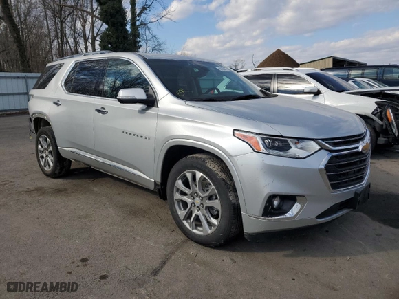 2021 Chevrolet Traverse Premier with VIN 1GNEVKKW5MJ248269, listed as a Copart auction lot 89350475 with 41,893 mi miles and Salvage Title. Bid and sale history available at carsss.com. Image 4.