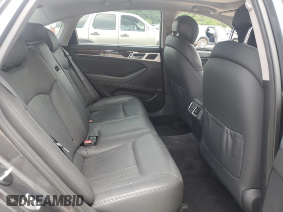 2017 Genesis G80 3.8L with VIN KMHGN4JE5HU195871, listed as a Copart auction lot 55962605 with 120,346 mi miles and Salvage title. Bid and sale history available at DreamBid. Image 10.