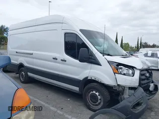 2020 Ford Transit Cargo with VIN 1FTBW3XG2LKB18281, listed as a IAAI auction lot 42022187 with 84,323 mi miles. Bid and sale history available at carsss.com. Image 13.