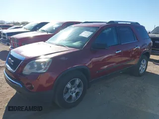 2010 GMC Acadia SL with VIN 1GKLRKED2AJ142750, listed as a IAAI auction lot 41851697 with 127,118 mi miles. Bid and sale history available at carsss.com. Image 2.