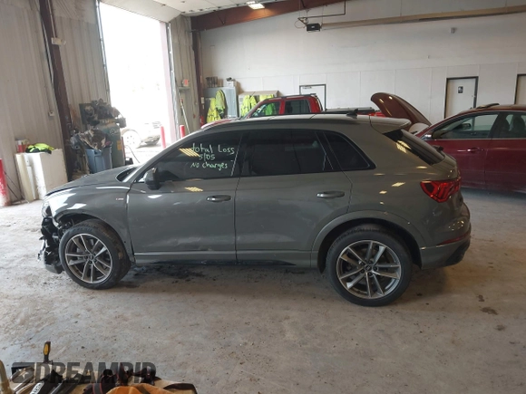 2022 Audi Q3 S line Premium Plus with VIN WA1EECF38N1139153, listed as a IAAI auction lot 42215818 with 37,644 mi miles and . Bid and sale history available at DreamBid. Image 14.