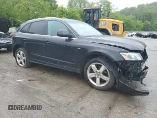 2012 Audi Q5 Premium Plus with VIN WA1DKAFPXCA073066, listed as a Copart auction lot 56156875 with 126,573 mi miles and Salvage title. Bid and sale history available at DreamBid. Image 4.