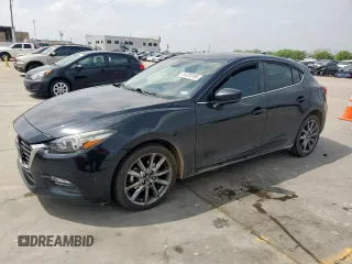2018 Mazda 3 Touring with VIN 3MZBN1L34JM167673, listed as a Copart auction lot 51228195 with 87,427 mi miles and Clean Title. Bid and sale history available at DreamBid. Image 1.