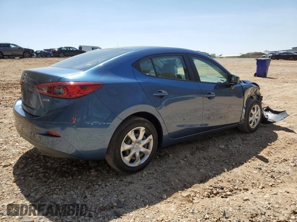 2017 Mazda 3 Sport with VIN 3MZBN1U76HM124464, listed as a Copart auction lot 51140795 with 81,352 mi miles and Salvage Title. Bid and sale history available at DreamBid. Image 3.