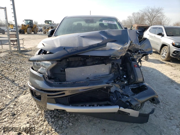 2022 Ford Ranger XL with VIN 1FTER4FH8NLD01296, listed as a Copart auction lot 48683205 with 17,299 mi miles and Salvage Title. Bid and sale history available at carsss.com. Image 5.