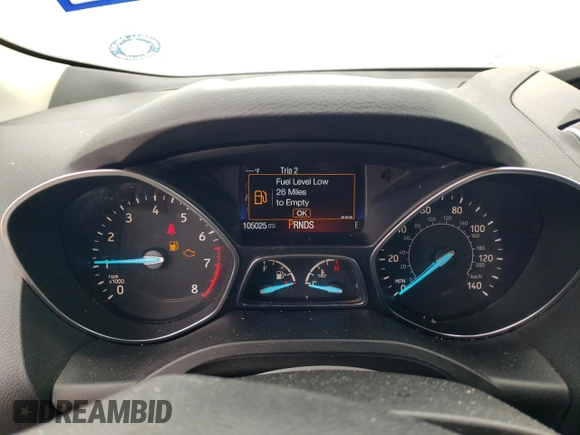 2018 Ford Escape SE with VIN 1FMCU0G99JUB85743, listed as a Copart auction lot 44199235 with 105,025 mi miles and Salvage Title. Bid and sale history available at carsss.com. Image 9.