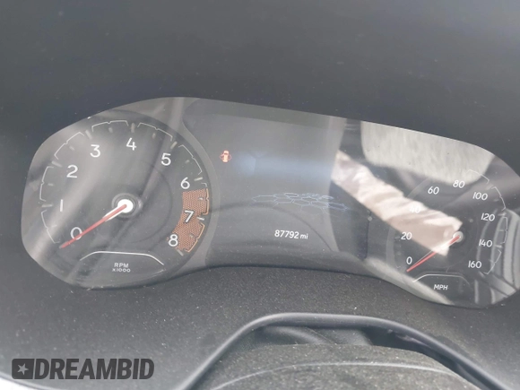 2022 Jeep Compass Latitude with VIN 3C4NJCBB9NT202123, listed as a IAAI auction lot 42234627 with 87,792 mi miles and . Bid and sale history available at DreamBid. Image 7.