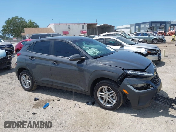 2023 Hyundai Kona SE with VIN KM8K2CAB4PU044179, listed as a IAAI auction lot 42011253 with 14,448 mi miles. Bid and sale history available at carsss.com. Image 12.