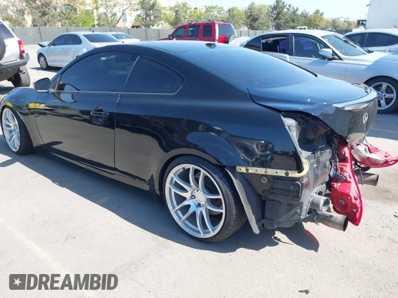 2008 Infiniti G37 Coupe Journey with VIN JNKCV64E38M104430, listed as a IAAI auction lot 42140403 with 134,834 mi miles. Bid and sale history available at carsss.com. Image 3.