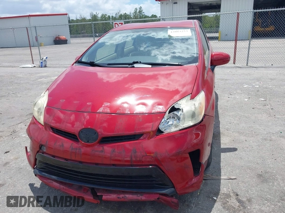 2012 Toyota Prius One with VIN JTDKN3DU3C1583462, listed as a IAAI auction lot 42083253 with 111,906 mi miles. Bid and sale history available at carsss.com. Image 6.