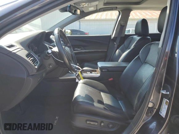 2016 Acura RLX Tech Pkg with VIN JH4KC1F53GC001160, listed as a Copart auction lot 70796374 with 104,174 mi miles and Salvage Title. Bid and sale history available at carsss.com. Image 7.