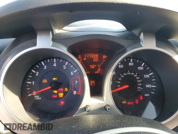 2013 Nissan Juke NISMO with VIN JN8AF5MV8DT220906, listed as a Copart auction lot 85271824 with 117,308 mi miles and Salvage Title. Bid and sale history available at carsss.com. Image 9.
