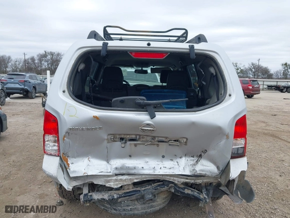 2012 Nissan Pathfinder LE with VIN 5N1AR1NN6CC625814, listed as a IAAI auction lot 41359272 with 174,657 mi miles. Bid and sale history available at carsss.com. Image 6.