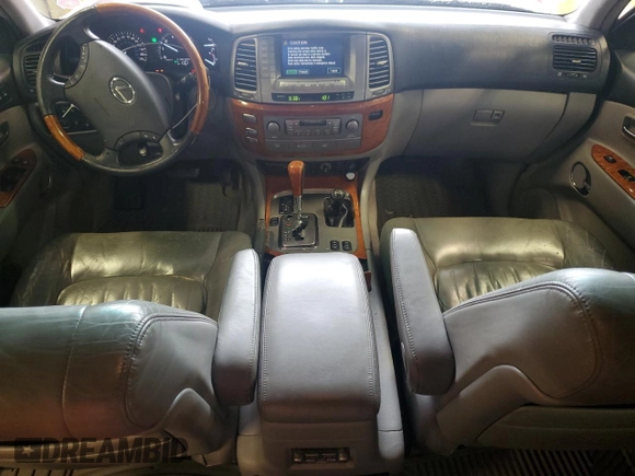 2006 Lexus LX 470 z VIN JTJHT00W464009295, wystawiony jako Copart lot #56724525 z przebiegiem 155 874 mil mil oraz Szkoda całkowita • Salvage title. Historia ofert i sprzedaży dostępna na DreamBid. Obrazek 8.