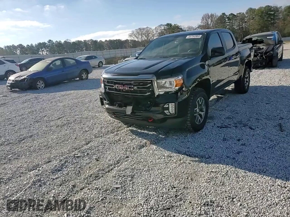 2022 GMC Canyon 4WD AT4 w/Cloth with VIN 1GTG6FEN2N1240091, listed as a Copart auction lot 85764964 with 25,881 mi miles and Salvage Title. Bid and sale history available at carsss.com. Image 10.