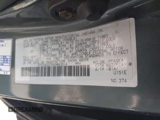 2004 Toyota Sienna XLE with VIN 5TDZA22CX4S043514, listed as a IAAI auction lot 42164904 with 221,644 mi miles. Bid and sale history available at carsss.com. Image 9.