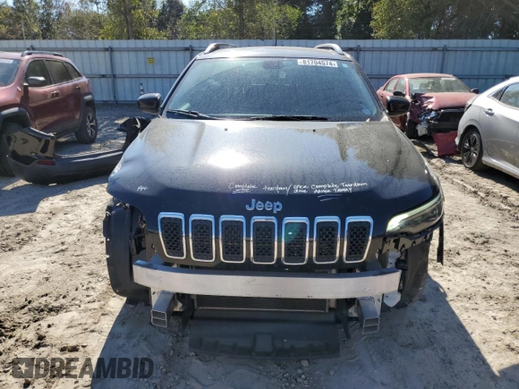 2019 Jeep Cherokee Latitude Plus with VIN 1C4PJLLB1KD176707, listed as a Copart auction lot 81704574 with 108,147 mi miles and Non Repairable. Bid and sale history available at carsss.com. Image 5.