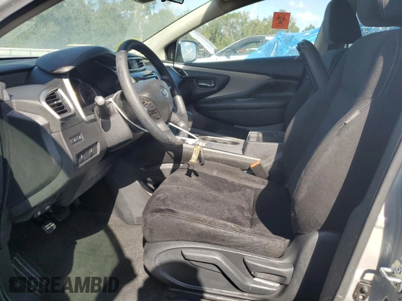 2022 Nissan Murano S with VIN 5N1AZ2AJ0NC121643, listed as a Copart auction lot 79920134 with Not Provided miles and Non Repairable. Bid and sale history available at DreamBid. Image 7.