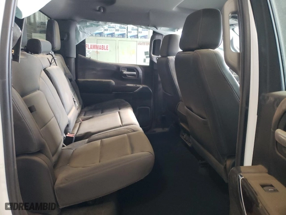 2019 GMC Sierra 1500 SLT with VIN 3GTU9DED0KG308438, listed as a Copart auction lot 48434035 with 166,724 mi miles and Salvage Title. Bid and sale history available at carsss.com. Image 10.