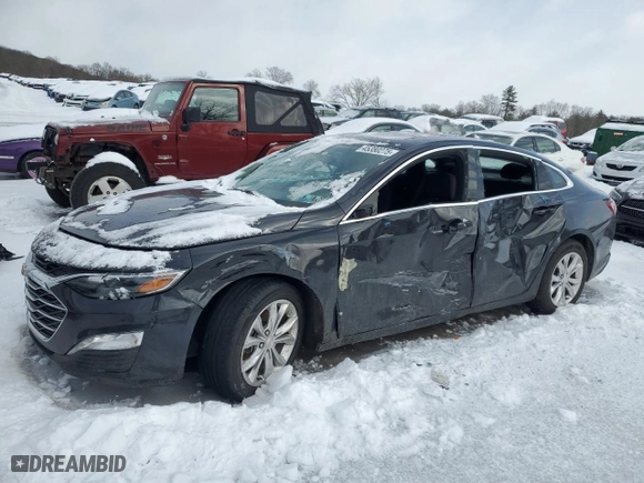 2022 Chevrolet Malibu LT with VIN 1G1ZD5ST3NF161293, listed as a Copart auction lot 45380275 with 64,511 mi miles and Salvage Title. Bid and sale history available at carsss.com. Image 1.