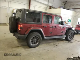 2021 Jeep Wrangler Unlimited Willys with VIN 1C4HJXDN9MW680787, listed as a Copart auction lot 53490605 with 65,122 mi miles and Salvage Title. Bid and sale history available at DreamBid. Image 3.