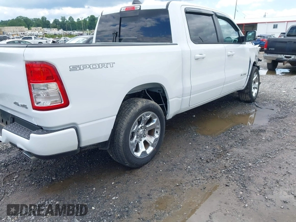 2023 Ram 1500 Big Horn with VIN 1C6SRFFT7PN704929, listed as a IAAI auction lot 42534420 with 2,560 mi miles and . Bid and sale history available at DreamBid. Image 4.