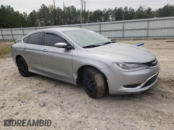 2015 Chrysler 200 Limited with VIN 1C3CCCAB2FN701855, listed as a Copart auction lot 50983915 with 183,282 mi miles and Salvage Title. Bid and sale history available at DreamBid. Image 4.