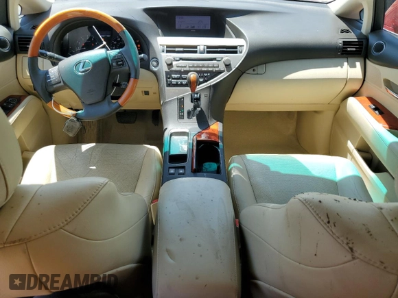 2010 Lexus RX 350 with VIN 2T2BK1BA6AC063864, listed as a Copart auction lot 63141325 with 104,698 mi miles and Salvage title. Bid and sale history available at DreamBid. Image 8.
