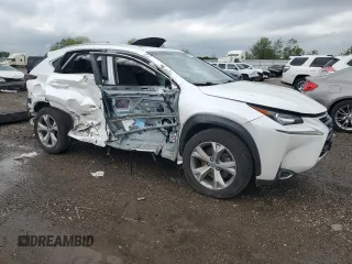 2017 Lexus NX with VIN JTJYARBZ4H2055032, listed as a Copart auction lot 50753265 with 80,993 mi miles and Salvage Title. Bid and sale history available at carsss.com. Image 4.