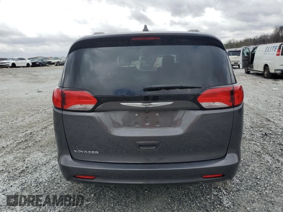 2021 Chrysler Voyager LXI with VIN 2C4RC1DG0MR506242, listed as a Copart auction lot 47658465 with 81,498 mi miles and Salvage Title. Bid and sale history available at carsss.com. Image 6.