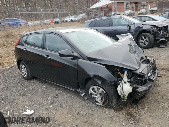 2014 Hyundai Accent GS with VIN KMHCT5AE7EU164871, listed as a Copart auction lot 51060725 with Not Provided miles and Salvage Title. Bid and sale history available at carsss.com. Image 4.