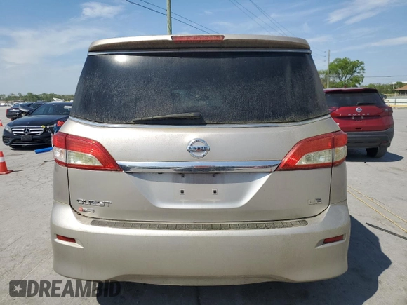 2012 Nissan Quest SL with VIN JN8AE2KP5C9038453, listed as a Copart auction lot 53884165 with 146,863 mi miles and Clean Title. Bid and sale history available at carsss.com. Image 6.