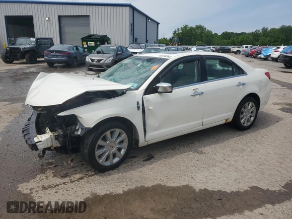 2012 Lincoln MKZ with VIN 3LNHL2JC5CR802316, listed as a Copart auction lot 60153365 with Not provided miles and Salvage title. Bid and sale history available at DreamBid. Image 1.