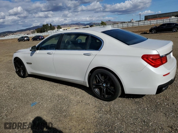 2011 BMW 7 Series 740Li with VIN WBAKB4C58BC573888, listed as a Copart auction lot 78736874 with 76,832 mi miles and Salvage Title. Bid and sale history available at DreamBid. Image 2.