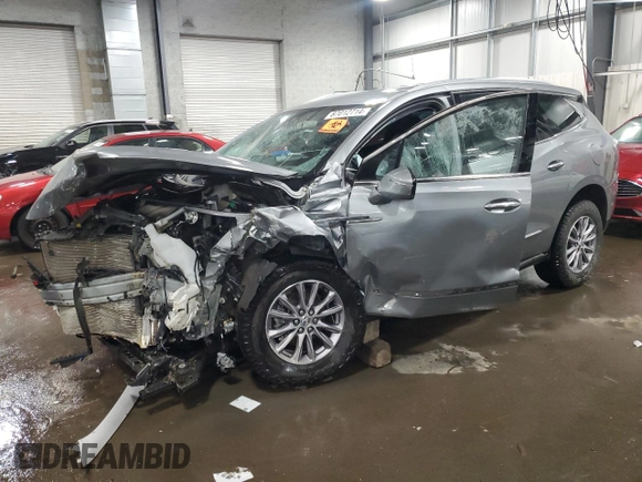 2023 Buick Enclave Premium with VIN 5GAEVBKW1PJ114003, listed as a Copart auction lot 87012714 with Not Provided miles and Salvage Title. Bid and sale history available at DreamBid. Image 1.