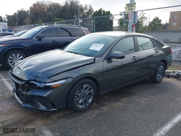 2024 Hyundai Elantra SEL with VIN KMHLM4DG8RU763398, listed as a IAAI auction lot 41506136 with 13,182 mi miles. Bid and sale history available at carsss.com. Image 17.
