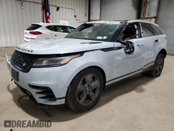 2025 Land Rover Range Rover Velar Dynamic SE with VIN SALYL2EX9SA809949, listed as a Copart auction lot 47476955 with 3,804 mi miles and Salvage title. Bid and sale history available at DreamBid. Image 1.