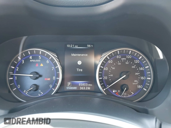 2014 Infiniti Q50 Premium z VIN JN1BV7AP2EM672661, wystawiony jako IAAI lot #42319325 z przebiegiem 85 803 mil mil oraz . Historia ofert i sprzedaży dostępna na DreamBid. Obrazek 7.