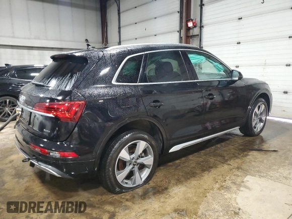 2024 Audi Q5 Premium Plus with VIN WA1BBAFY6R2017287, listed as a Copart auction lot 49304225 with 13,313 mi miles and Salvage title. Bid and sale history available at DreamBid. Image 3.