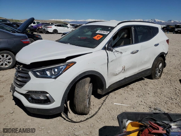 2018 Hyundai Santa Fe Sport 2.4L with VIN 5NMZUDLB5JH064049, listed as a Copart auction lot 50524475 with 0 mi miles and Salvage Title. Bid and sale history available at carsss.com. Image 1.
