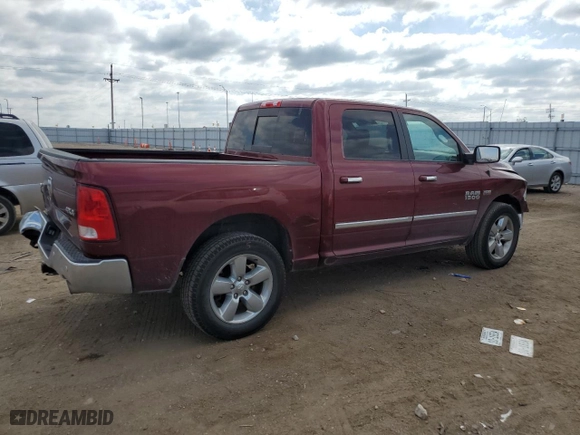 2017 Ram 1500 Big Horn with VIN 3C6RR7LT8HG506699, listed as a Copart auction lot 72126494 with 49,048 mi miles and Salvage Title. Bid and sale history available at carsss.com. Image 3.