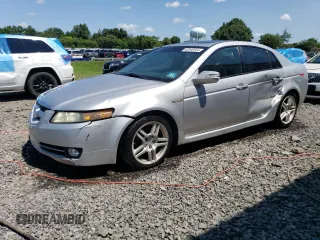 2007 Acura TL with VIN 19UUA66267A015473, listed as a Copart auction lot 63540644 with 224,616 mi miles and Salvage Title. Bid and sale history available at carsss.com. Image 1.