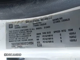 2010 Chevrolet Colorado Work Truck z VIN 1GCCSBD90A8124994, wystawiony jako IAAI lot #42118955 z przebiegiem 188 672 mil mil oraz . Historia ofert i sprzedaży dostępna na DreamBid. Obrazek 9.