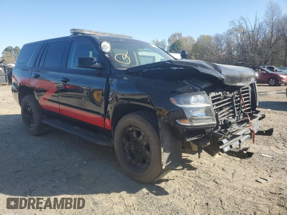 2018 Chevrolet Tahoe Commercial with VIN 1GNSKFEC3JR276928, listed as a Copart auction lot 48980425 with 50,206 mi miles and Salvage title. Bid and sale history available at DreamBid. Image 4.