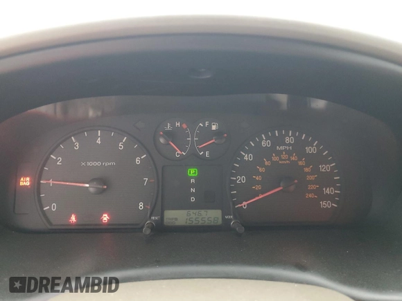 2003 Hyundai Sonata with VIN KMHWF25H43A771557, listed as a Copart auction lot 72527814 with 155,558 mi miles and Salvage Title. Bid and sale history available at carsss.com. Image 9.
