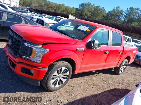 2019 Ford F-150 XL with VIN 1FTEW1C4XKKE32286, listed as a IAAI auction lot 41379079 with 156,726 mi miles and . Bid and sale history available at DreamBid. Image 14.
